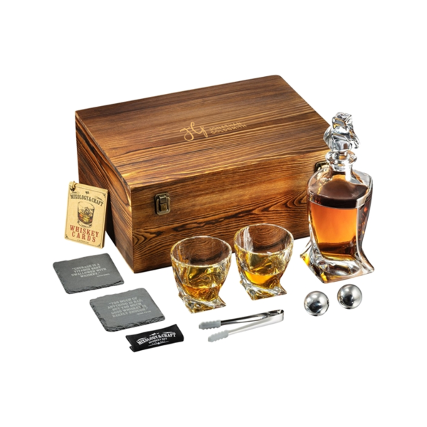 The Most Interesting Whiskey Decanter Set